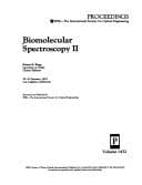 Tapa de Biomolecular spectroscopy II