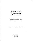 Tapa de dBASE IV 1.1 QuickStart