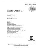 Tapa de Micro-optics II