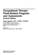 Tapa de Occupational therapy