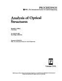 Tapa de Analysis of optical structures
