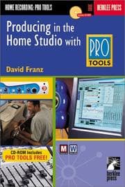 Tapa de Producing in the home studio using Pro Tools