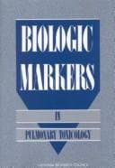 Tapa de Biologic markers in immunotoxicology