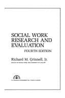 Tapa de Social work research and evaluation
