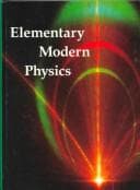 Tapa de Elementary modern physics