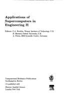 Tapa de Applications of supercomputers in engineering II