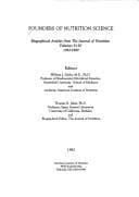 Tapa de Founders of nutrition science