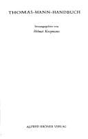 Tapa de Thomas-Mann-Handbuch