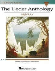 Tapa de Lieder Anthology - High Voice