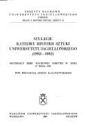 Tapa de Stulecie Katedry Historii Sztuki Uniwersytetu Jagiellońskiego, 1882-1982