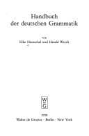 Tapa de Handbuch der deutschen Grammatik