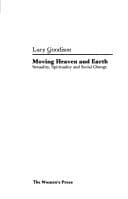 Tapa de Moving heaven and earth