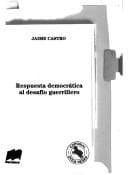 Tapa de Respuesta democrática al desafío guerrillero