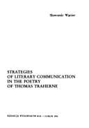 Tapa de Strategies of literary communication in the poetry of Thomas Traherne
