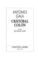 Tapa de Cristóbal Colón
