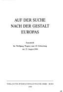 Tapa de Auf der Suche nach der Gestalt Europas