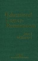 Tapa de The Educational legacy of romanticism