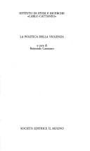 Tapa de La Politica della violenza