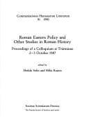 Tapa de Roman eastern policy and other studies in Roman history
