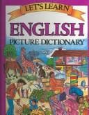 Tapa de Let's learn English picture dictionary