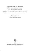 Tapa de Gruppenautonomie in Siebenbürgen