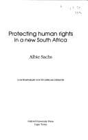 Tapa de Protecting human rights in a new South Africa