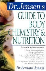 Tapa de Dr. Jensen's guide to body chemistry & nutrition