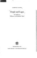 Tapa de Utopie und logos