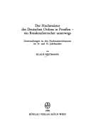 Tapa de Der Hochmeister des Deutschen Ordens in Preussen