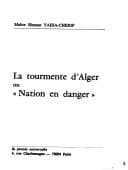 Tapa de La tourmente d'Alger, ou, "Nation en danger"