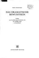 Tapa de Das dramatische Bewusstsein