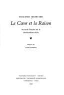 Tapa de Le cœur et la raison