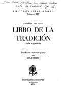 Tapa de Libro de la tradición