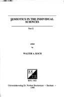 Tapa de Semiotics in the individual sciences