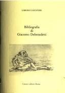 Tapa de Bibliografia di Giacomo Debenedetti