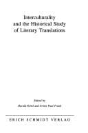 Tapa de Interculturality and the historical study of literary translations