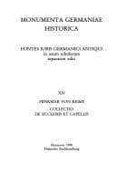 Tapa de Collectio de ecclesiis et capellis