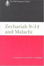 Tapa de Zechariah 9-14 and Malachi