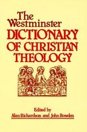 Tapa de The Westminster dictionary of Christian theology