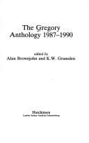 Tapa de The Gregory anthology, 1987-1990