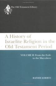 Tapa de Religionsgeschichte Israels in alttestamentlicher Zeit