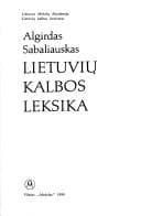 Tapa de Lietuvių kalbos leksika