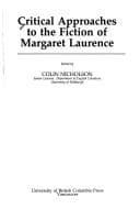 Tapa de Critical approaches to the fiction of Margaret Laurence