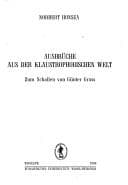 Tapa de Ausbrüche aus der klaustrophobischen Welt
