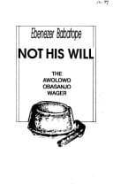 Tapa de Not his will