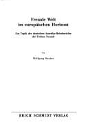 Tapa de Fremde Welt im europäischen Horizont