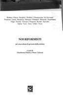 Tapa de Noi riformisti
