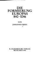 Tapa de Die Formierung Europas, 840-1046