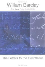Tapa de The letters to the Corinthians