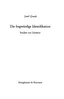 Tapa de Die fragwürdige Identifikation